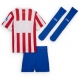 Billige Fotballdrakt Atletico Madrid Replika Hjemmedraktsett Barn 2025-26 Kortermet (med bukser)